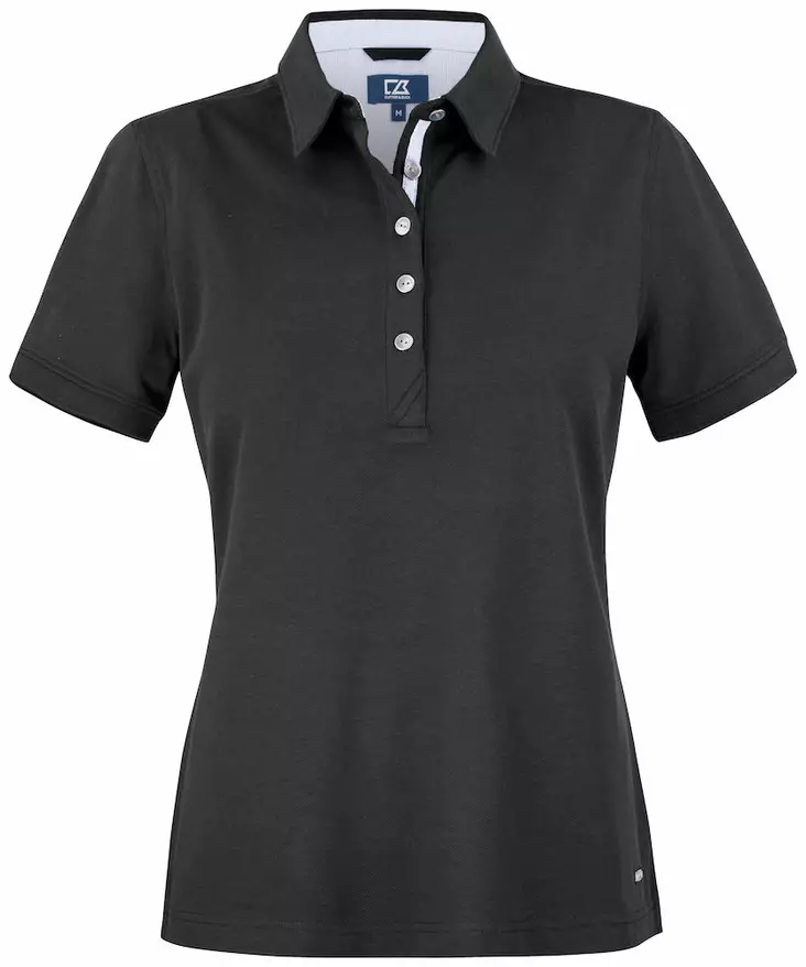 C&B Advantage Premium Polo Ladies, Black - Cutter & Buck Vaatteet - 354421-99 - 1