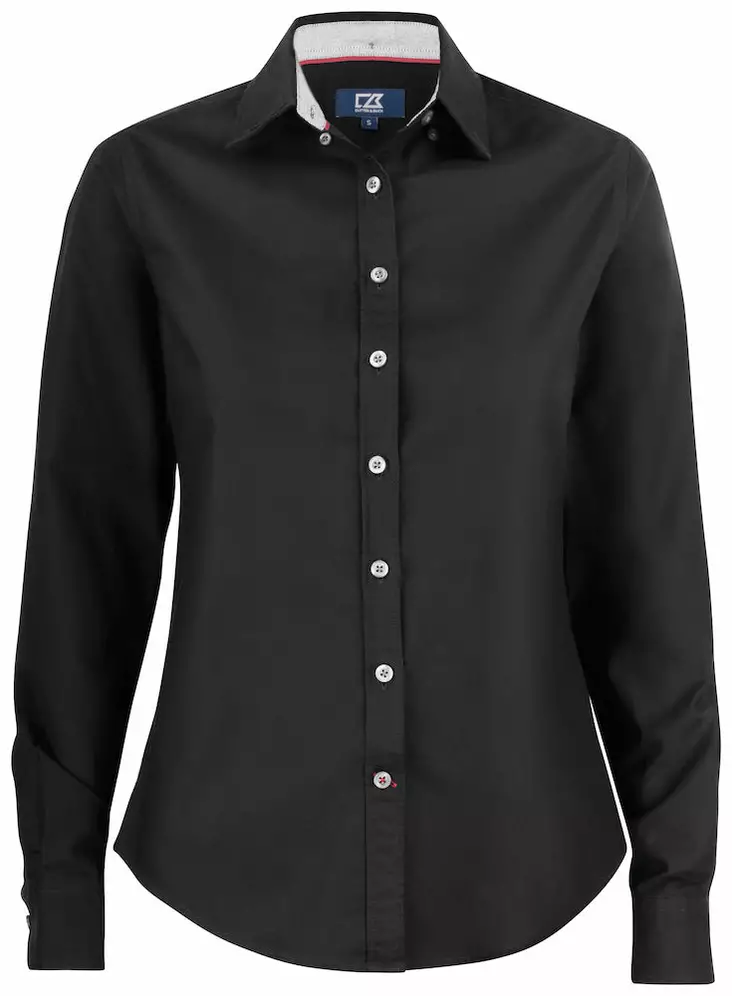 C&B Belfair Oxford Shirt Ladies', Musta - Cutter & Buck Vaatteet - 352401-99 - 1