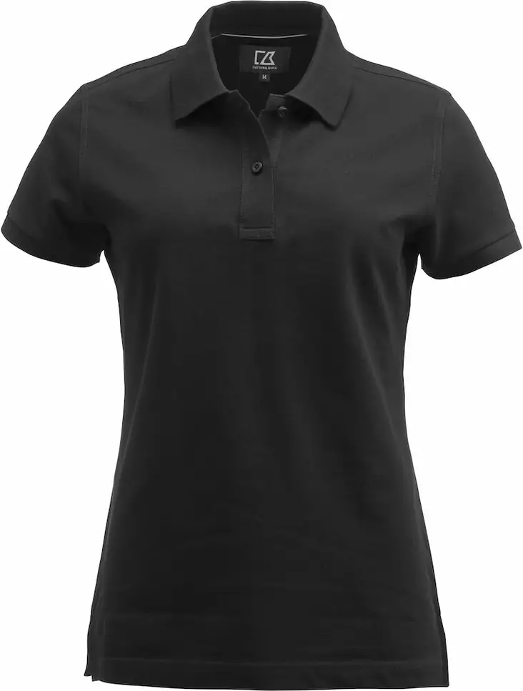 C&B Rimrock Cotton Polo Ladies, Musta - Cutter & Buck Vaatteet - 354411-99 - 1