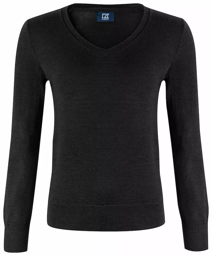 C&B Vernon V-neck Ladies, Black - Cutter & Buck Vaatteet - 355433-99 - 1