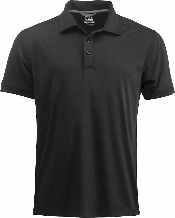 C&B Yarrow Polo Men´s, Musta - Cutter & Buck Vaatteet - 354406-99 - 1