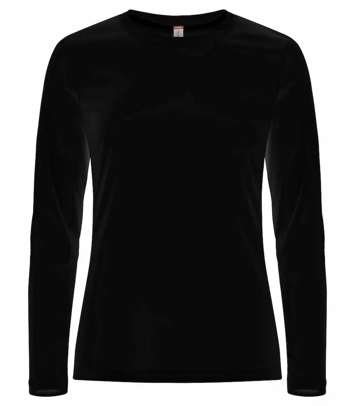 Clique Basic Active-T LS Lady, Black - Clique Vaatteet - 029041-99 - 1