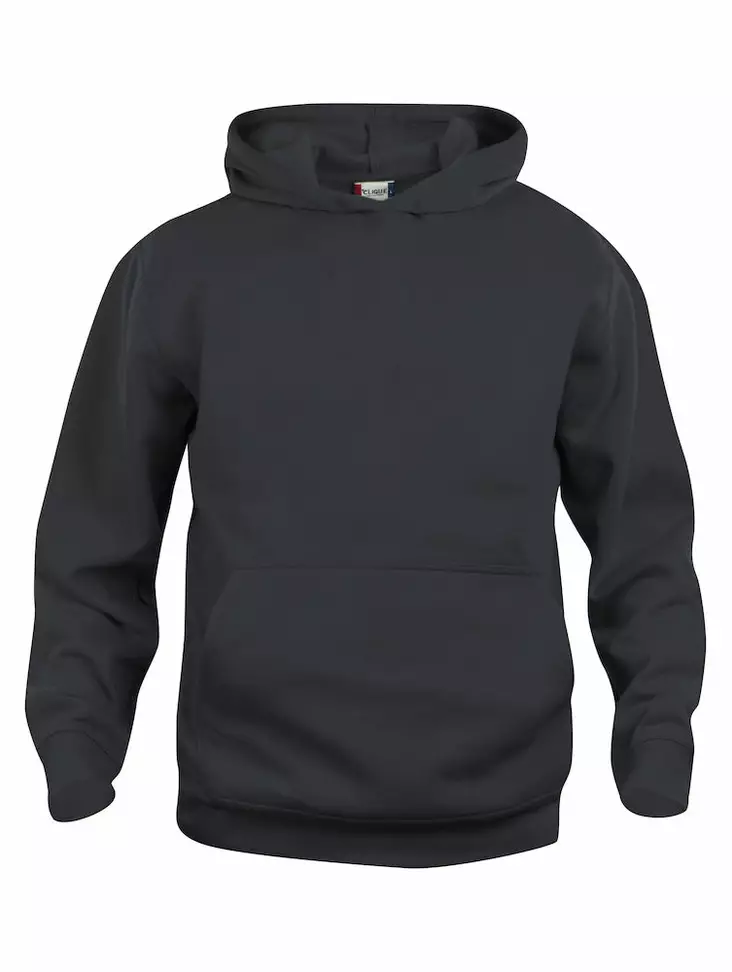 Clique Basic Hoody Junior, musta - Clique Vaatteet - 021021-99 - 1