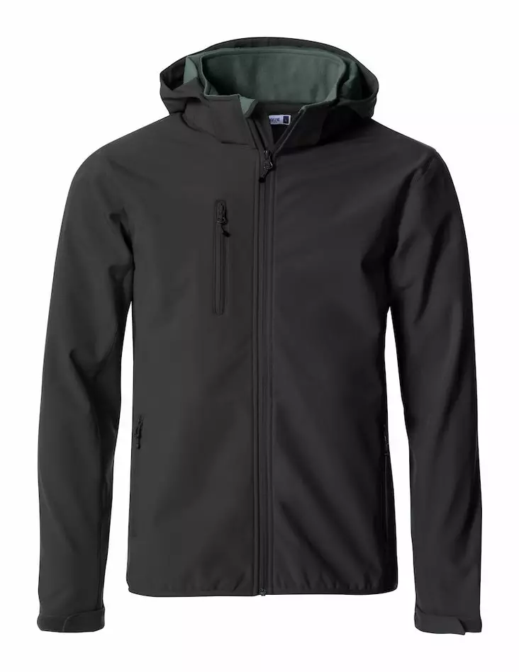 Clique Basic Hoody Softshell, musta - Clique Vaatteet - 020912-99 - 1