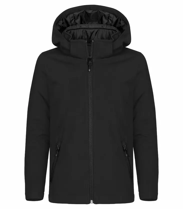 Clique Padded Hoody Softshell Junior, Musta - Clique Vaatteet - 0200906-99 - 1