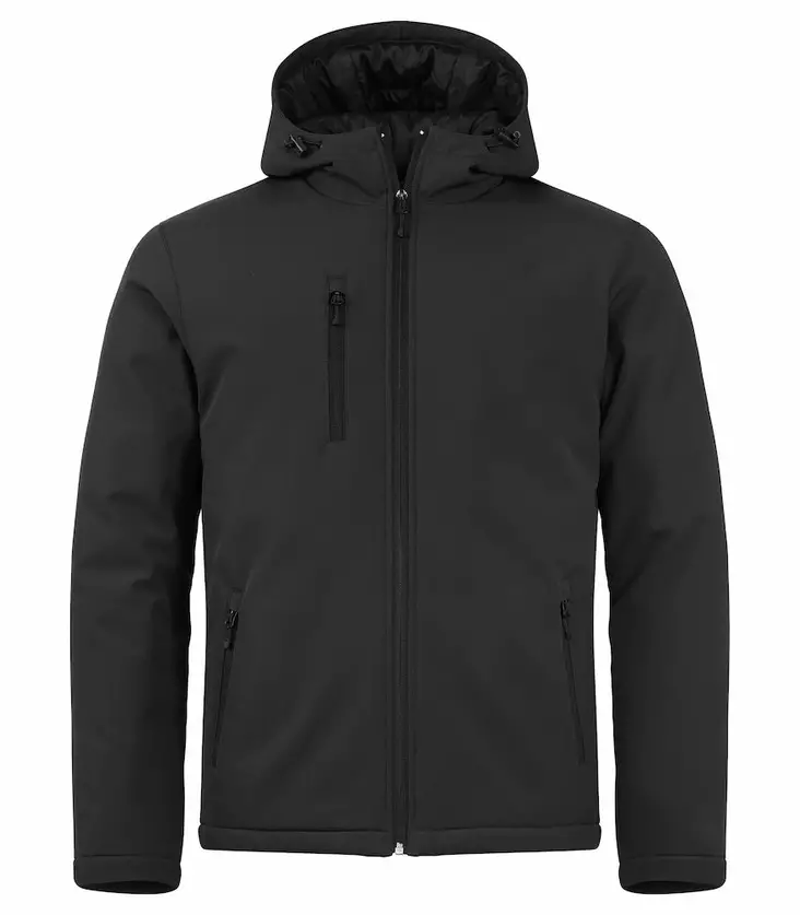 Clique Padded Hoody Softshell, musta - Clique Vaatteet - 020952-99 - 1