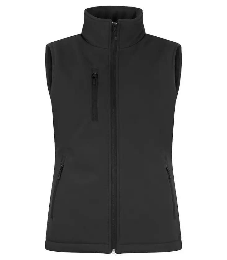 Clique Padded Softshell Vest Women, Musta - Clique Vaatteet - 020959-99 - 1