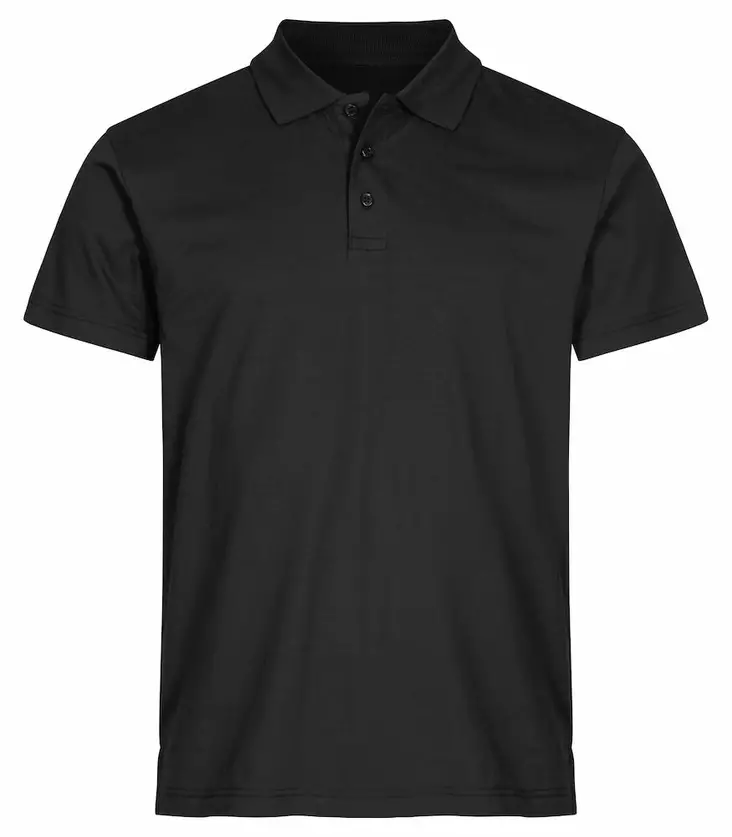 Clique Single Jersey Polo, Musta - Clique Vaatteet - 028280-99 - 1