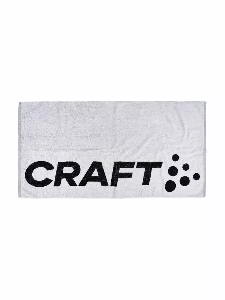 Craft Bath Towel, White/Black - Craft Vaatteet - 1911096-900999 - 1
