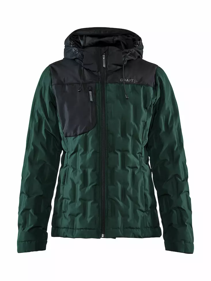 Craft Hybrid puffy jkt W, PINE-BLACK - Craft Vaatteet - 1907999-675999 - 1
