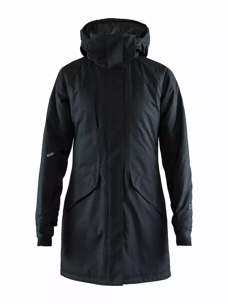 Craft Mountain padded parkas W, Black Melange/Black - Craft Vaatteet - 1906321-998999 - 1
