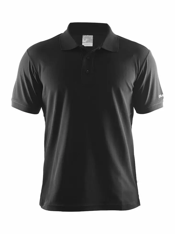 Craft Polo Shirt Pique Classic M, Musta - Craft Vaatteet - 192466-1999 - 1