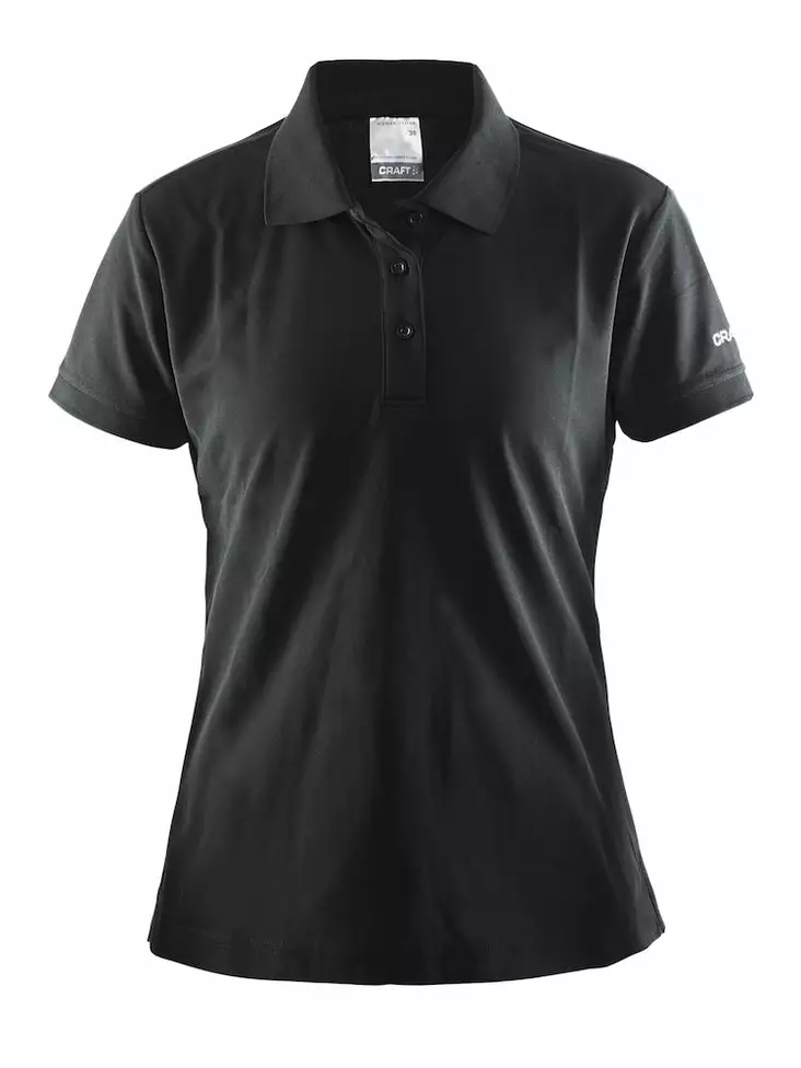 Craft Polo Shirt Pique Classic W, Musta - Craft Vaatteet - 192467-1999 - 1