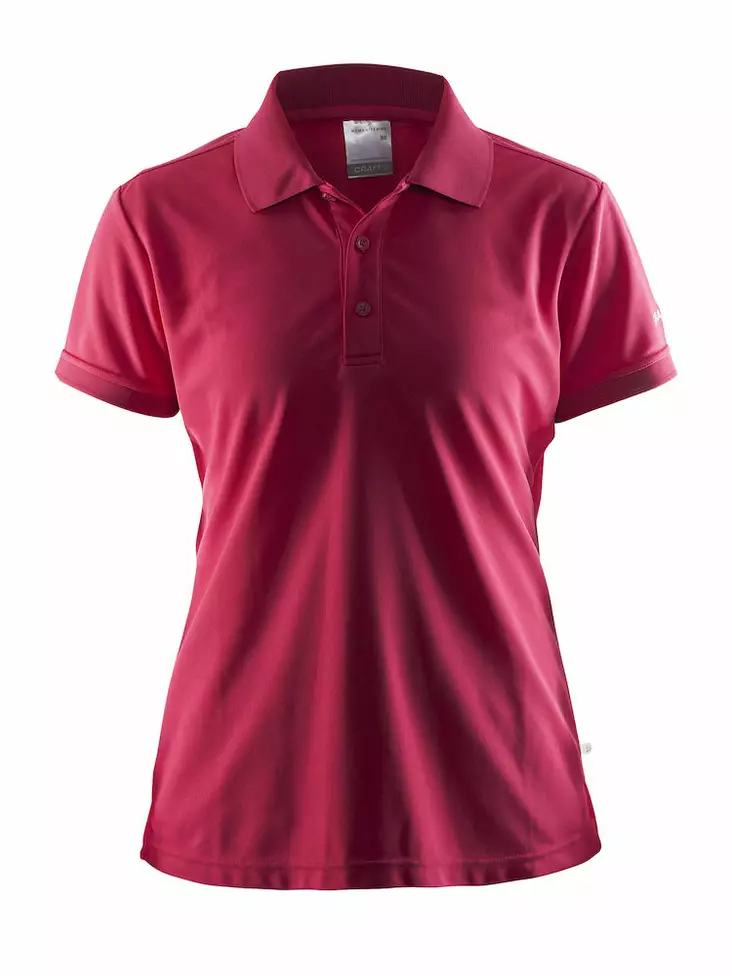Craft Polo Shirt Pique Classic W, Russian Rose - Craft Vaatteet - 192467-1469 - 1
