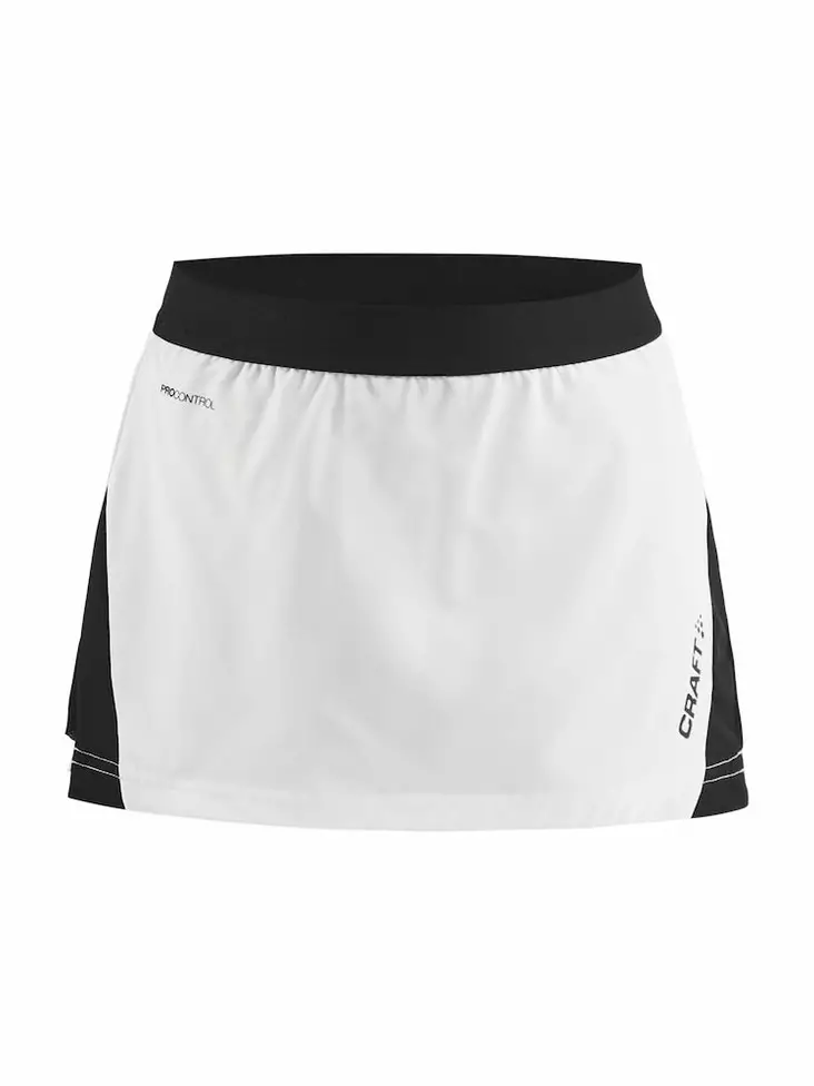 Craft Pro Control Impact Skirt Jr, WHITE-BLACK - Craft Vaatteet - 1908241-900999 - 1