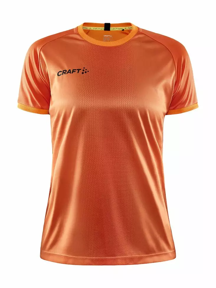 Craft Progress 2.0 Graphic Jersey W, Carrot/Black - Urheiluvaatteet - 1910179-568999 - 1