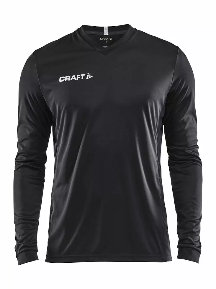 Craft Squad Jersey Solid LS M, Black - Craft Vaatteet - 1906884-9999 - 1