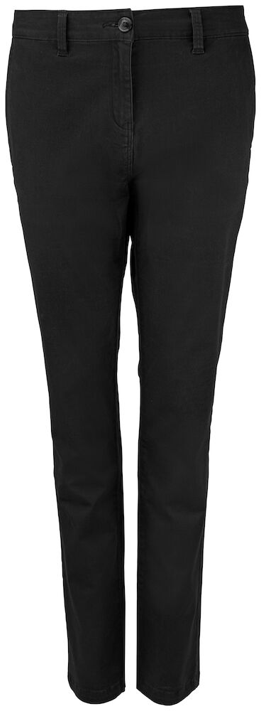 Cutter & Buck Edgemont Chinos Ladies, Musta - Cutter & Buck Vaatteet - 356421-99 - 1