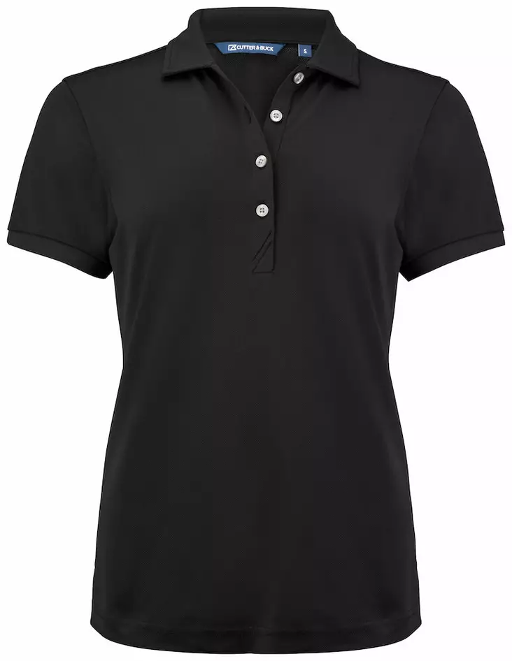 Cutter & Buck Virtue Eco Polo Solid Ladies, Musta - Cutter & Buck Vaatteet - 354435-99 - 1