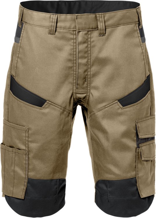Fristads Shortsit 2562 STFP, Khaki/Musta - Fristads Työshortsit - 129530-299 - 1