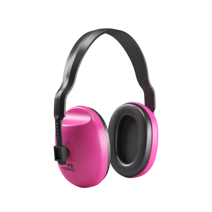 Hellberg Junior Pink Kuulonsuojain, Level 1, SNR 24dB - Passiiviset kuulonsuojaimet - 11001-119 - 1