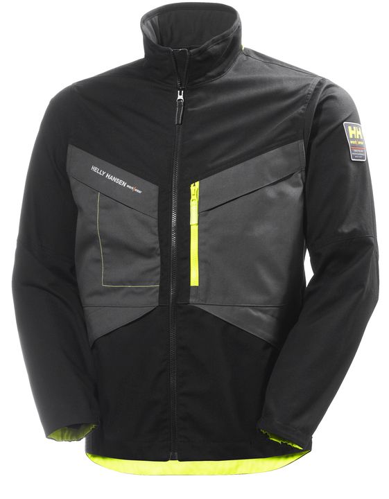 Helly Hansen Aker Jacket, Musta/T.Harmaa - Helly Hansen Työtakit - 77200-999 - 1