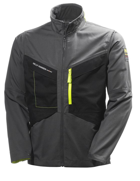 Helly Hansen Aker Jacket, T.Harmaa/Musta - Helly Hansen Työtakit - 77200-979 - 1