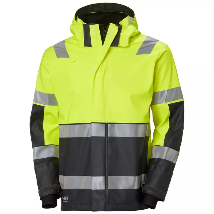 Helly Hansen Alna 2.0 Rain Jacket, 369 Yellow/Ebony - Helly Hansen Huomiosadeasut - 70295-369 - 1
