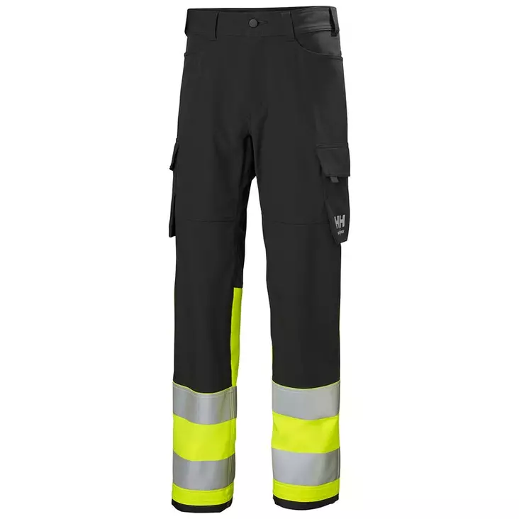 Helly Hansen Alna 4x Cargo Pant LK1, 369 Yellow/Ebony - Helly Hansen Huomiohousut - 77433-369 - 1