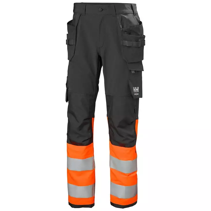 Helly Hansen Alna 4x Construction Pant LK1, 269 Orange/Ebony - Helly Hansen Huomiohousut - 77427-269 - 1