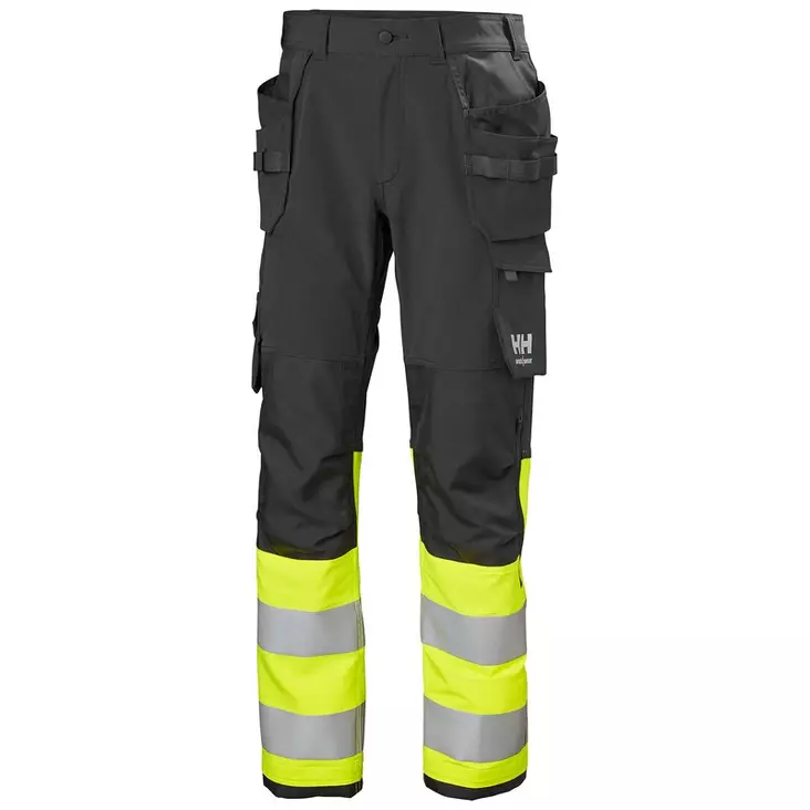 Helly Hansen Alna 4x Construction Pant LK1, 369 Yellow/Ebony - Helly Hansen Huomiohousut - 77427-369 - 1