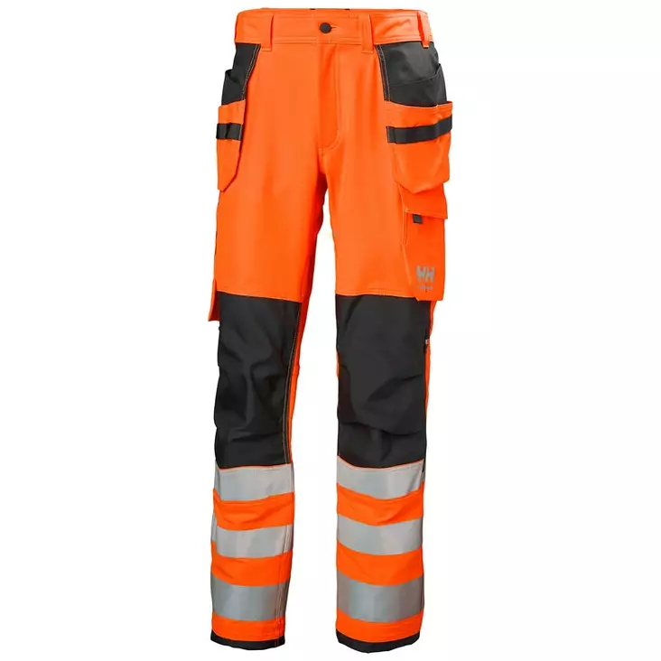 Helly Hansen Alna 4x Construction Pant LK2, 269 Orange/Ebony - Helly Hansen Huomiohousut - 77428-269 - 1