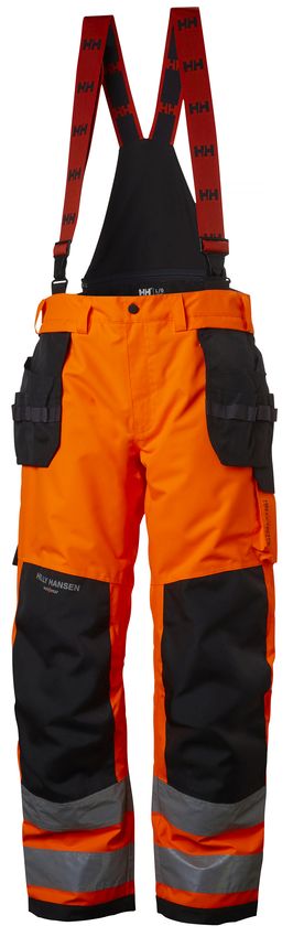 Helly Hansen Alna Shell Construction Pant LK2, Oranssi/Musta - Helly Hansen Huomiohousut - 71496-269 - 1