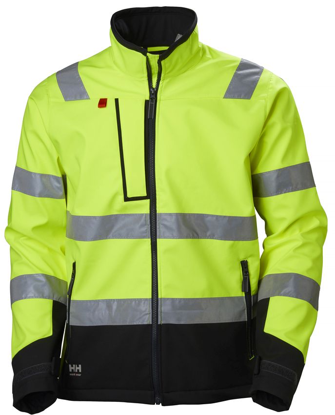 Helly Hansen Alna Softshell Jacket, Keltainen/Musta - Helly Hansen Huomiotakit - 74094-369 - 1
