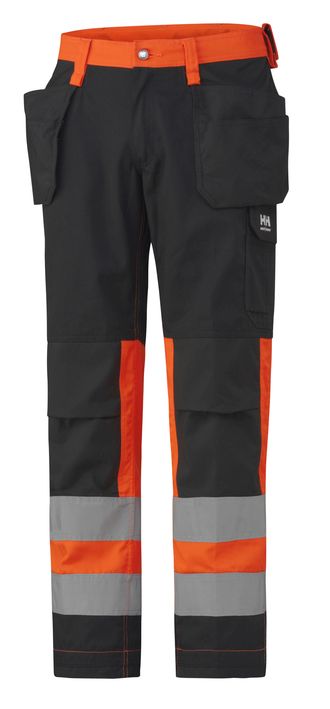 Helly Hansen Alta Constr. Pant LK1, Oranssi/Musta - Helly Hansen Huomiohousut - 76491-269 - 1
