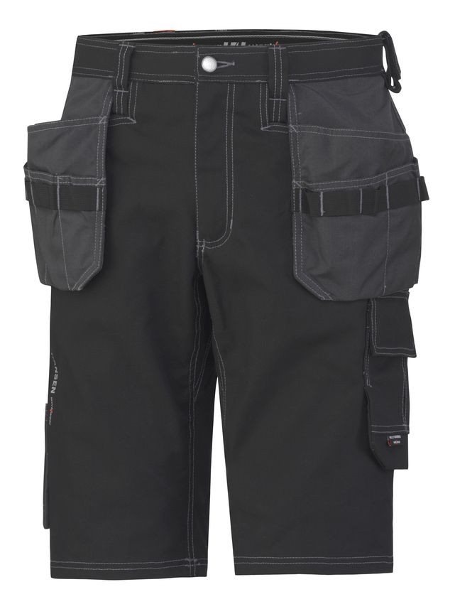 Helly Hansen Chelsea Cons Shorts, Musta/T.Harmaa - Helly Hansen Työshortsit - 76444-999 - 1