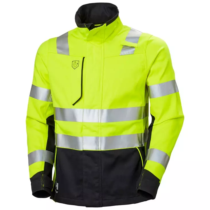 Helly Hansen Fyre Jacket, Hi Vis Yellow - Kaikki Palosuojatut työvaatemerkit - 77249-369 - 1