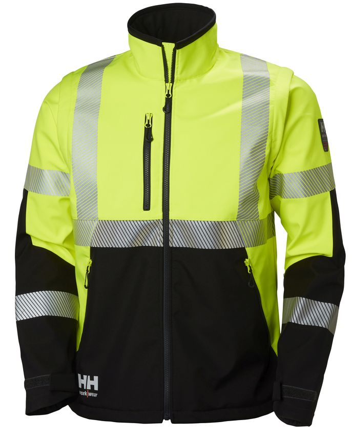 Helly Hansen Icu Softshell Jacket, Keltainen/Musta - Helly Hansen Huomiotakit - 74272-369 - 1