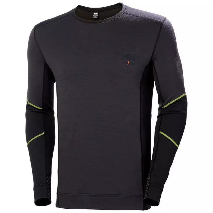 Helly Hansen Lifa Merino Crewneck, Black - Helly Hansen Asusteet ja Tarvikkeet - 75106-999 - 1