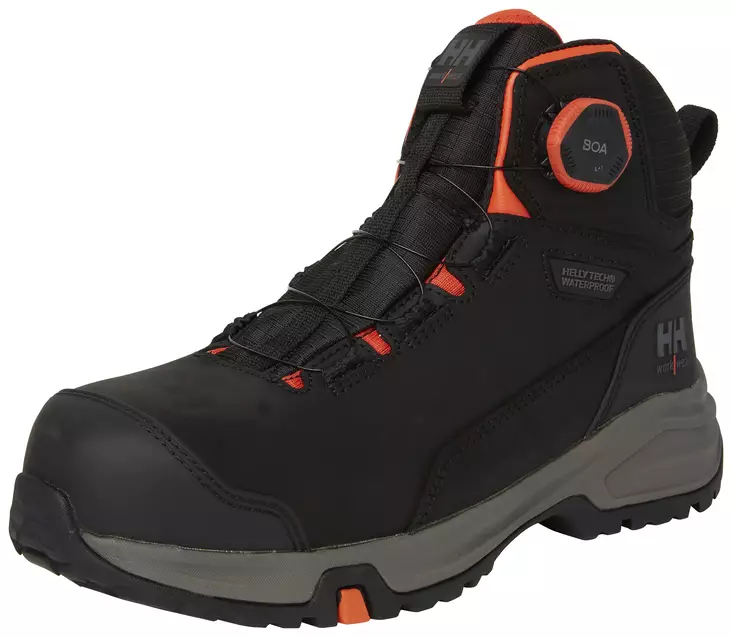 Helly Hansen Manchester LTR Mid BOA S7S, 999 Black/grey - Helly Hansen Turvakengät - 78443-999 - 1