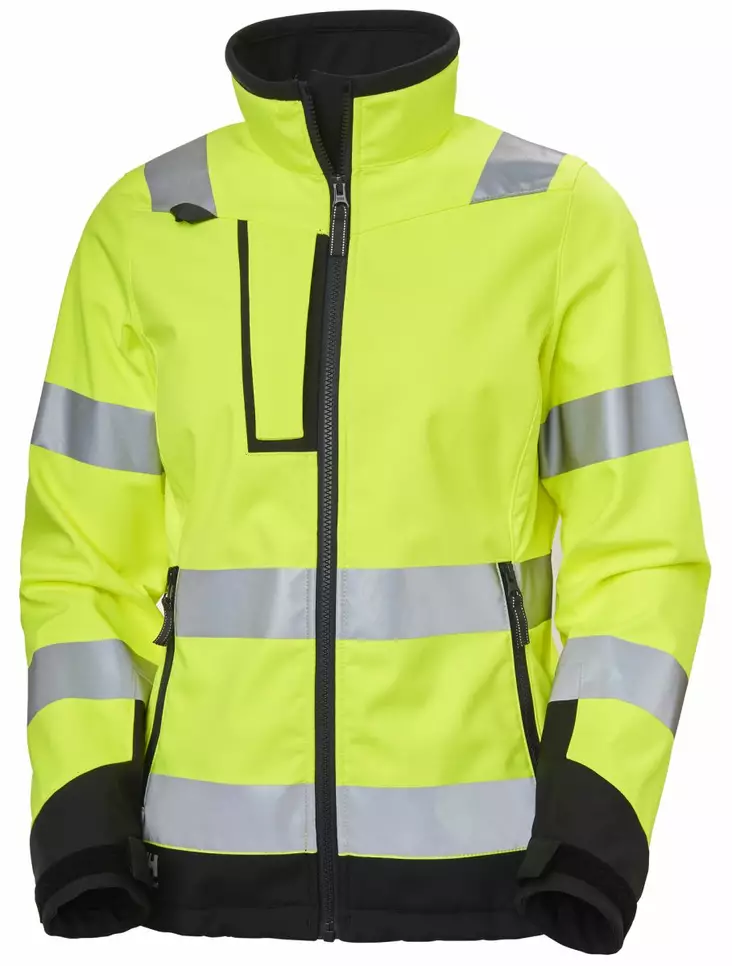 Helly Hansen W Luna HV Softshell Jacket, Keltainen/Musta - Helly Hansen Huomiotakit - 74098-369 - 1