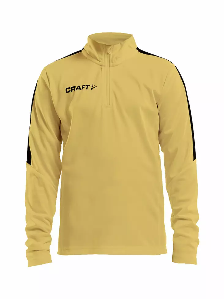 PROGRESS Halfzip LS Tee JR, Sweden Yellow/Black - Craft Vaatteet - 1905639-552999 - 1