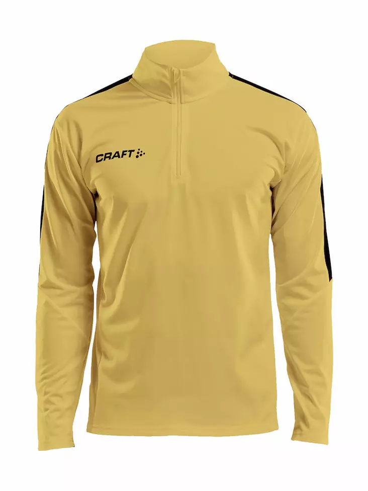 PROGRESS Halfzip LS Tee Men, Sweden Yellow/Black - Craft Vaatteet - 1905611-552999 - 1