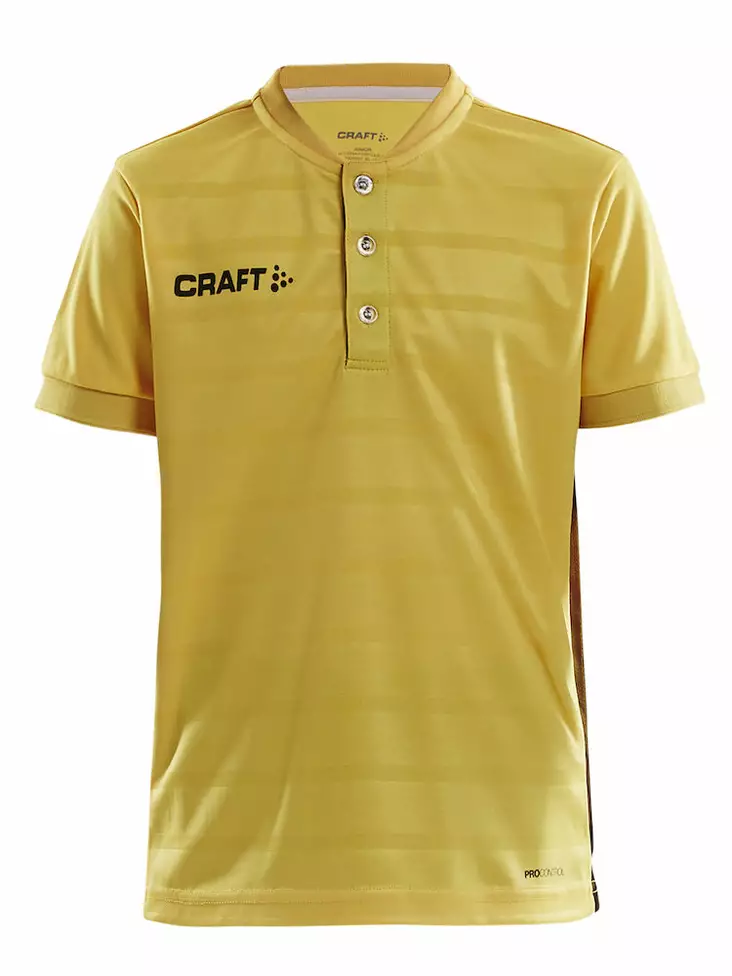 Pro Control Button Jersey Jr, Sweden Yellow/Black - Craft Vaatteet - 1906697-552999 - 1