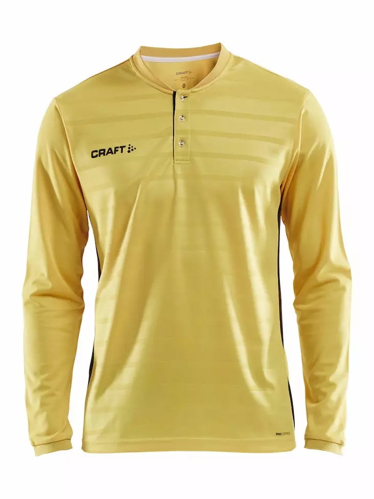 Pro Control Button Jersey LS M, Sweden Yellow/Black - Craft Vaatteet - 1906865-552999 - 1