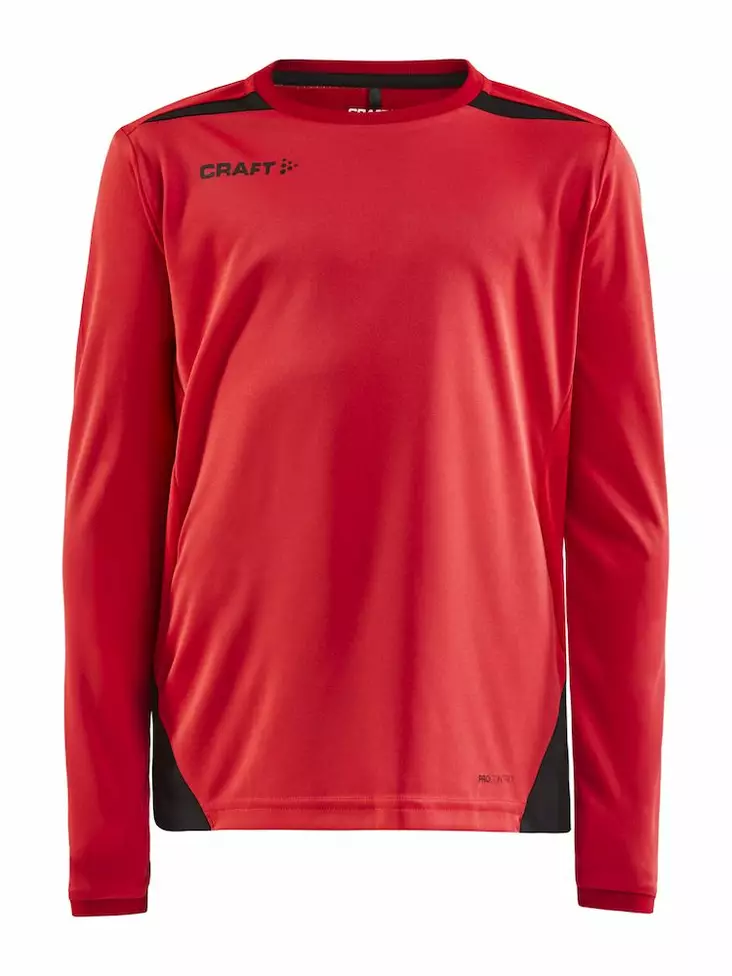 Pro Control Impact LS Tee Jr, BRIGHT RED-BLACK - Craft Vaatteet - 1908233-430999 - 1