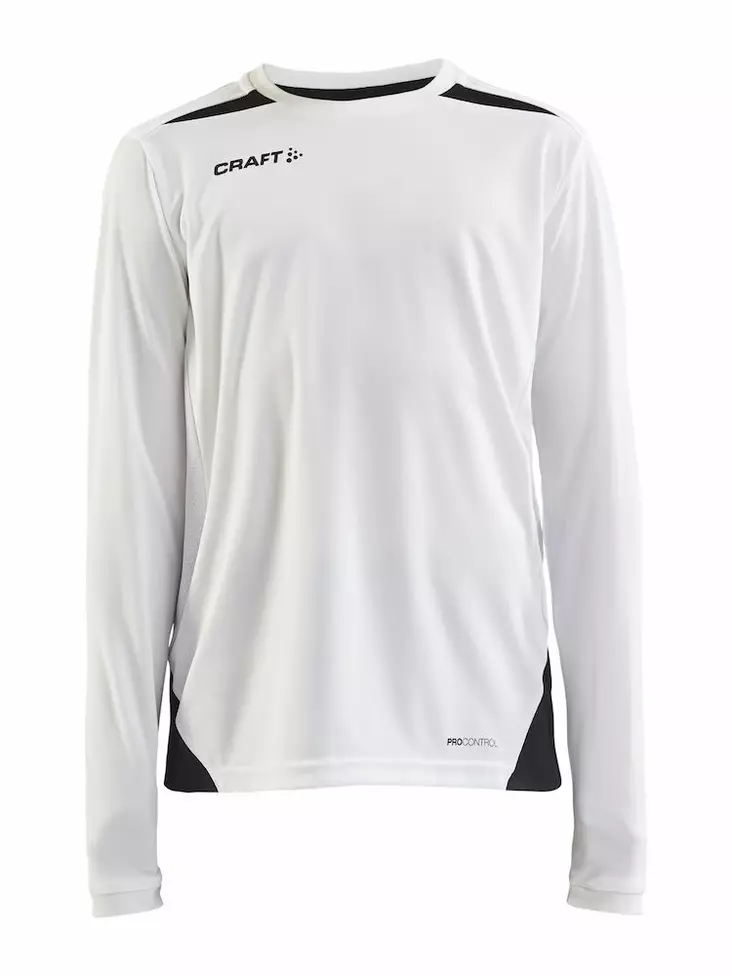 Pro Control Impact LS Tee Jr, WHITE-BLACK - Craft Vaatteet - 1908233-900999 - 1