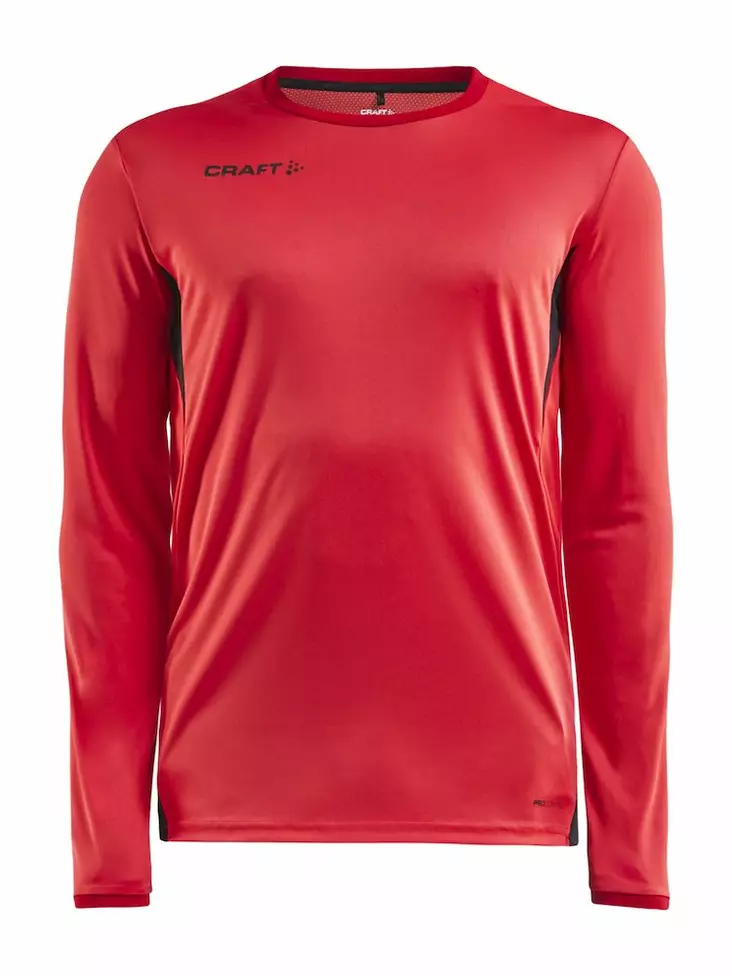 Pro Control Impact LS Tee M, BRIGHT RED-BLACK - Craft Vaatteet - 1908231-430999 - 1