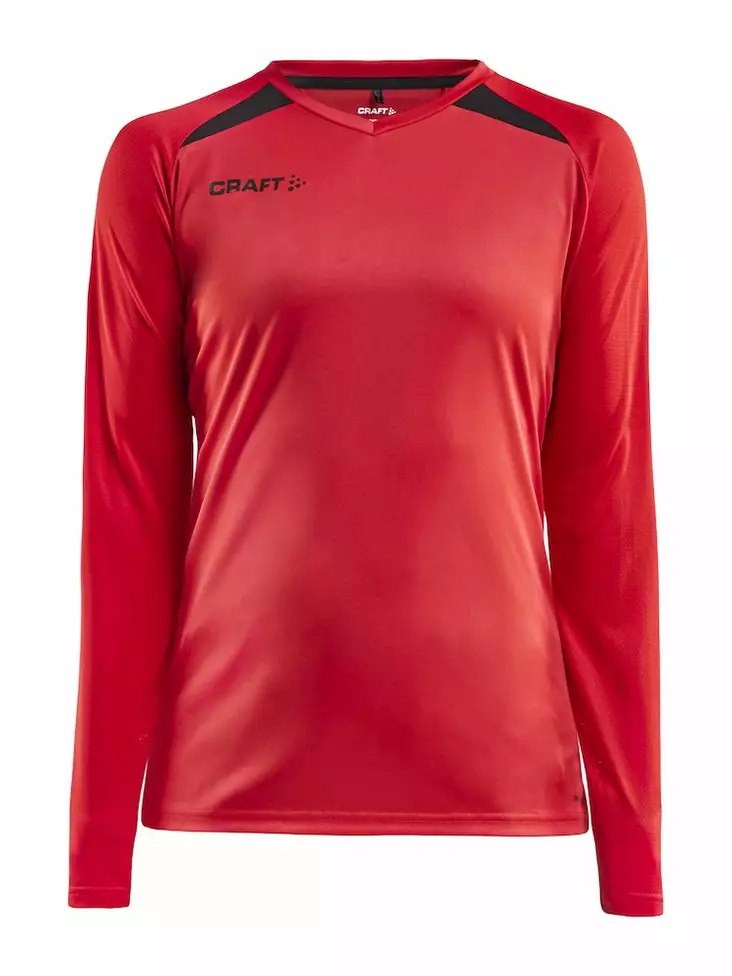 Pro Control Impact LS Tee W, BRIGHT RED-BLACK - Craft Vaatteet - 1908232-430999 - 1