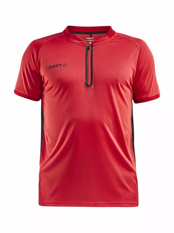 Pro Control Impact Polo M, BRIGHT RED-BLACK - Craft Vaatteet - 1908225-430999 - 1
